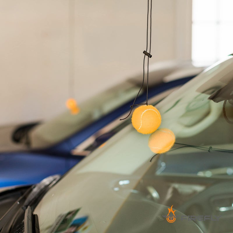 Firefly Auto Garage Parking Aid Tennis Ball on a String for Garage Parking Precision Parking Guide Garage Car Stop Indicator (2) - Image 3